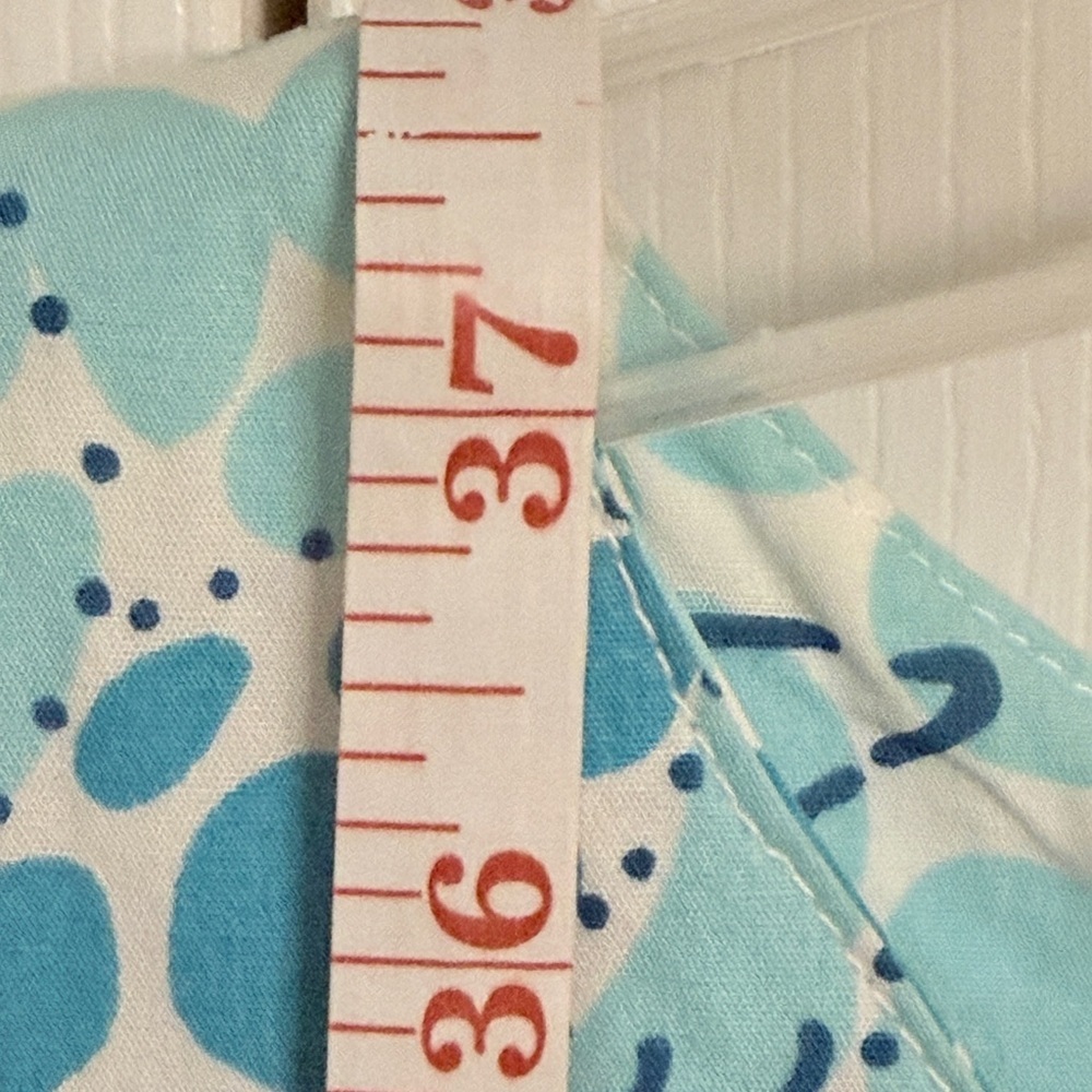 Lilly Pulitzer Aqua & White Floral Casual Sundress - Picture 11 of 12